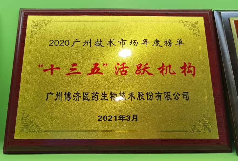 2020”十三五“活躍機構(gòu)